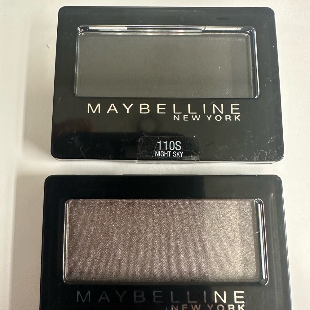 Maybelline Eyeshadow in Night Sky and Silver